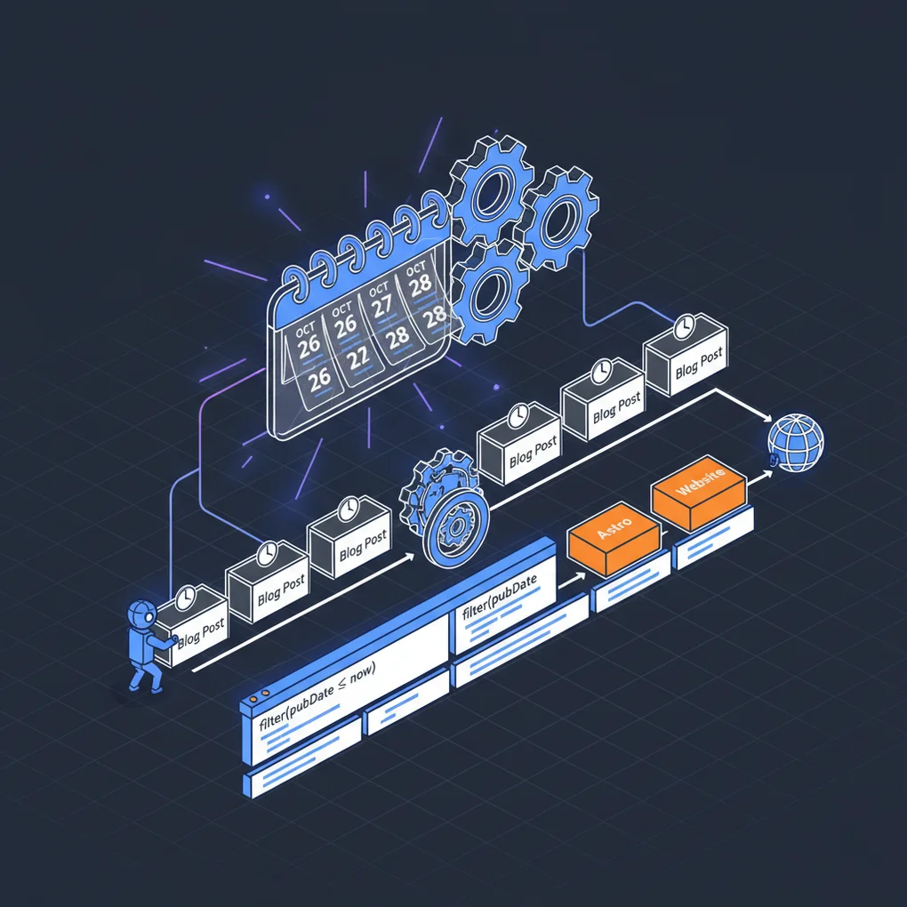 Implementing Scheduled Publishing on Static Sites: Automating Astro + GitHub Actions